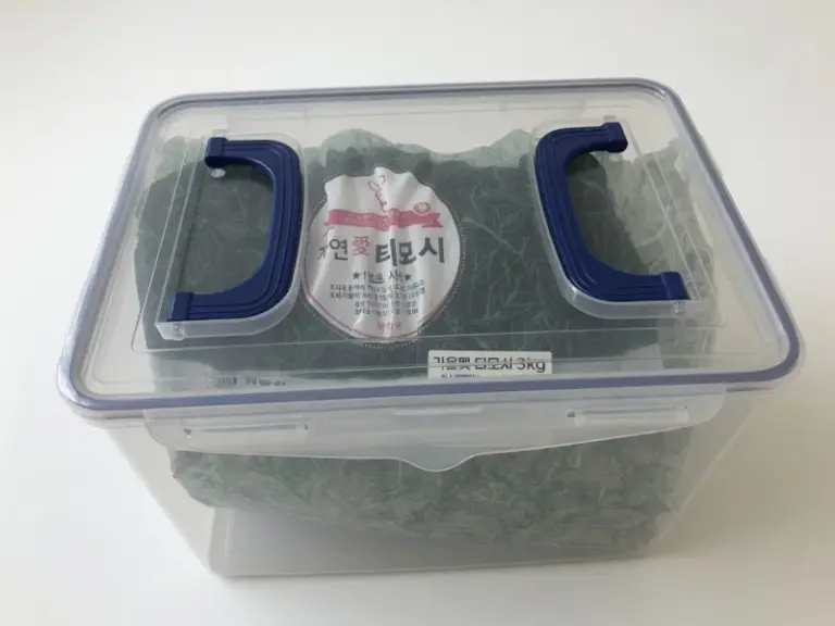 Airtight container keeping timothy hay fresh